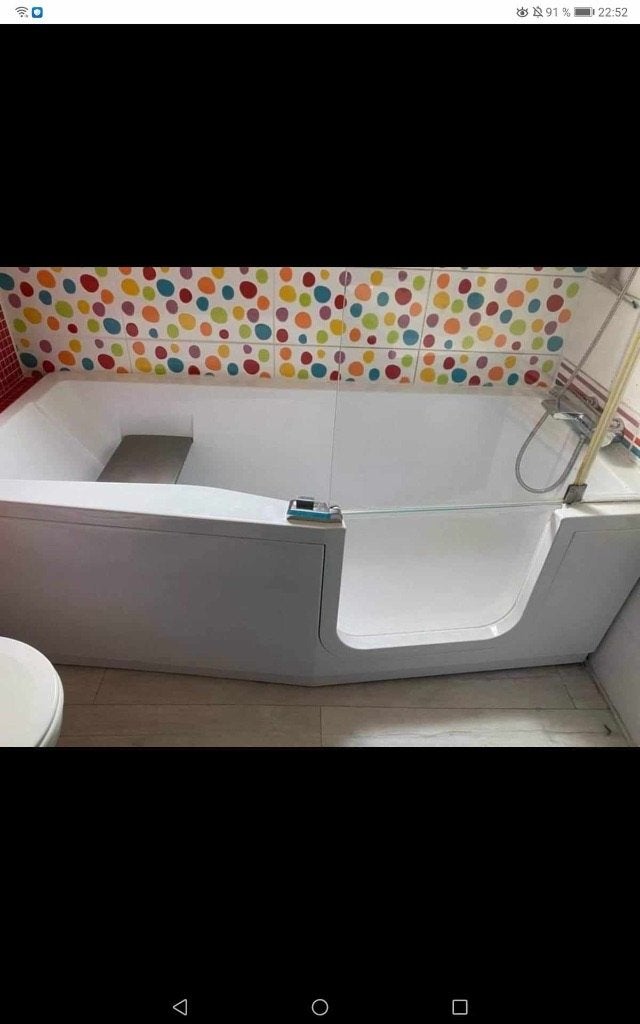 Baignoire PMR, Enlèvement, Comme neuf, Baignoire