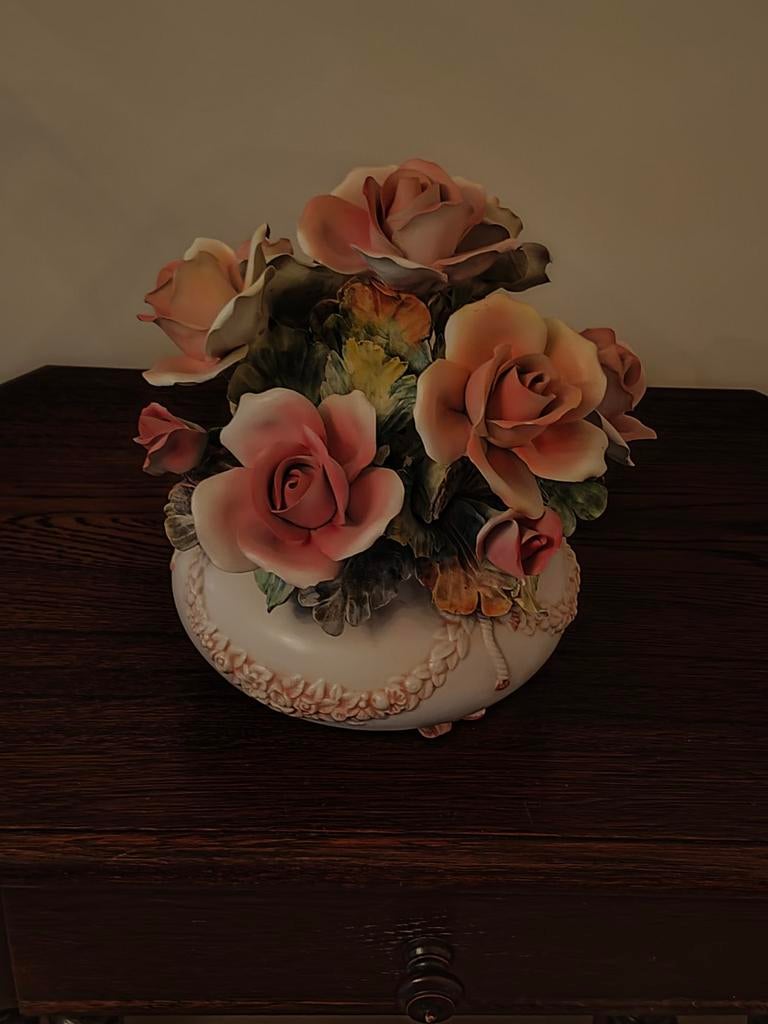 Mooi beeld: pot met bloemen, Ophalen
