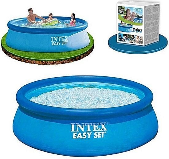 Intex Zwembad opblaasbaar 366 x 76 cm, Jardin & Terrasse, Piscines, Neuf, 200 à 400 cm, Piscine gonflable, 300 cm ou plus
