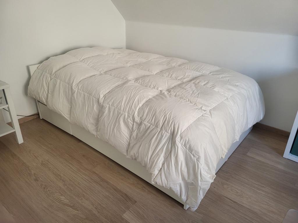 Tweepersoons donsdeken (IKEA, Mysa Rönn, 240cm x 220cm), Ophalen