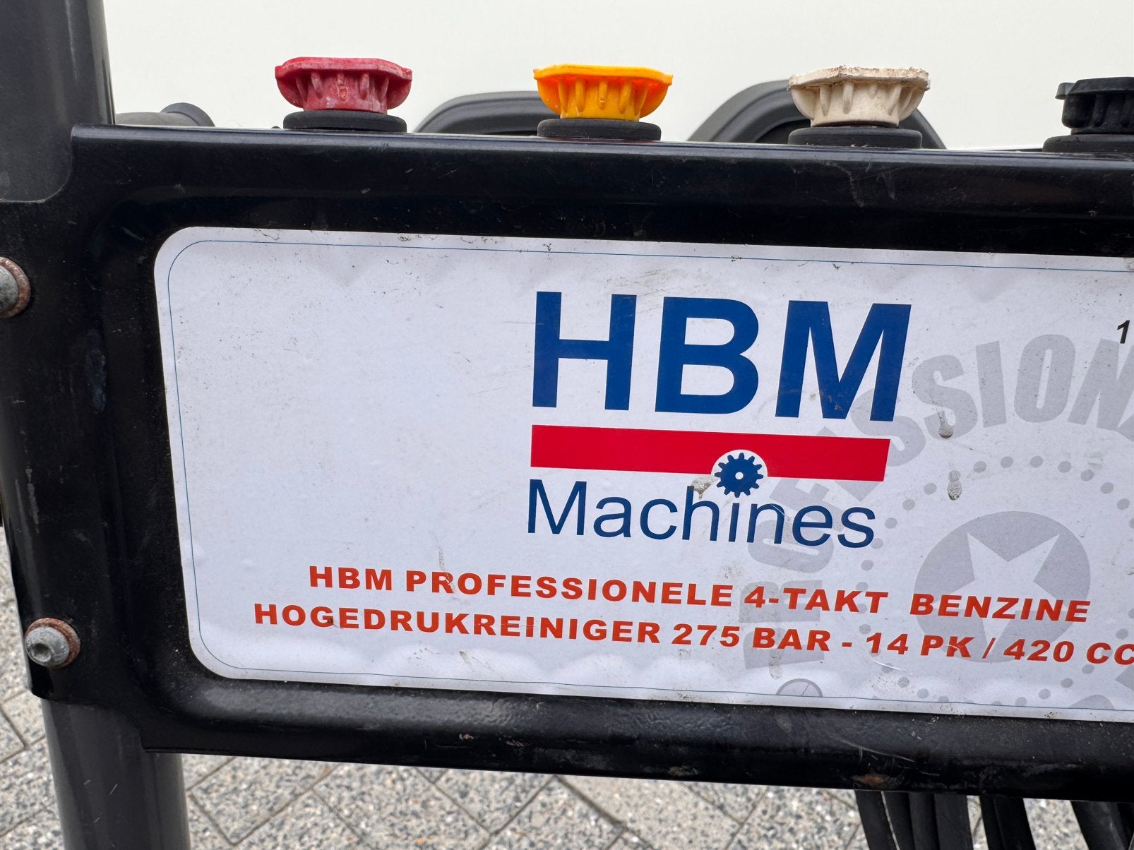 Hbm hogedrukreiniger 275bar, Tuin en Terras, Ophalen, Gebruikt, Benzine