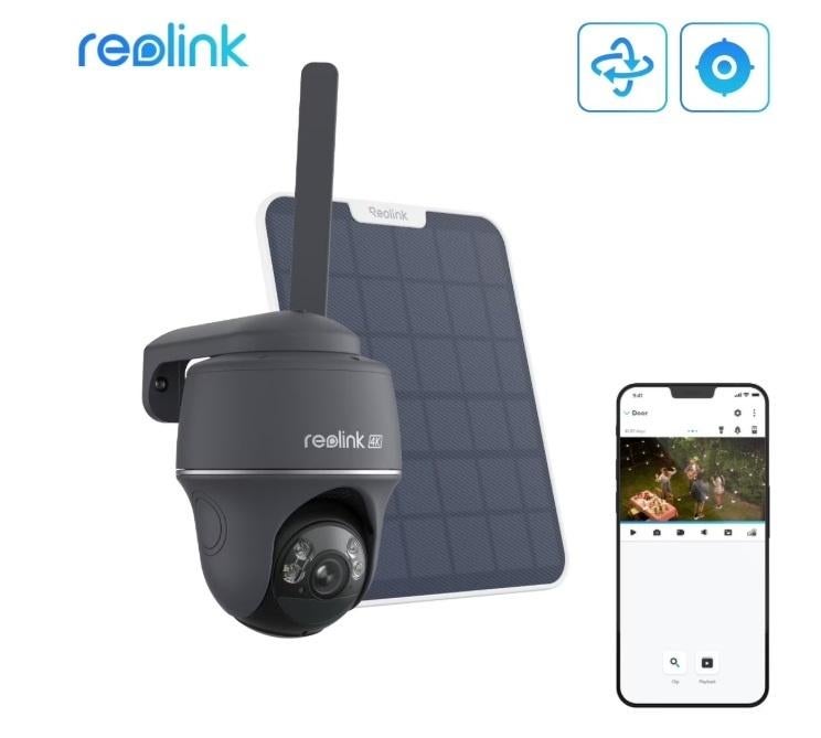 Reolink GO PT Ultra beveiligingscamera + zonnepaneel: nieuw!, Audio, Tv en Foto, Videobewaking, Ophalen of Verzenden, Nieuw, Buitencamera