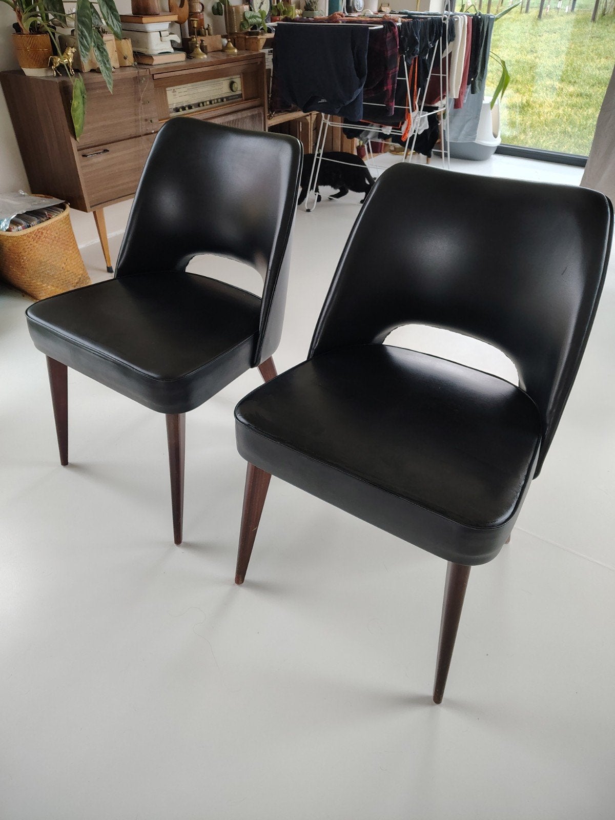 retro vintage cocktail stoelen / zetel, Ophalen, Twee