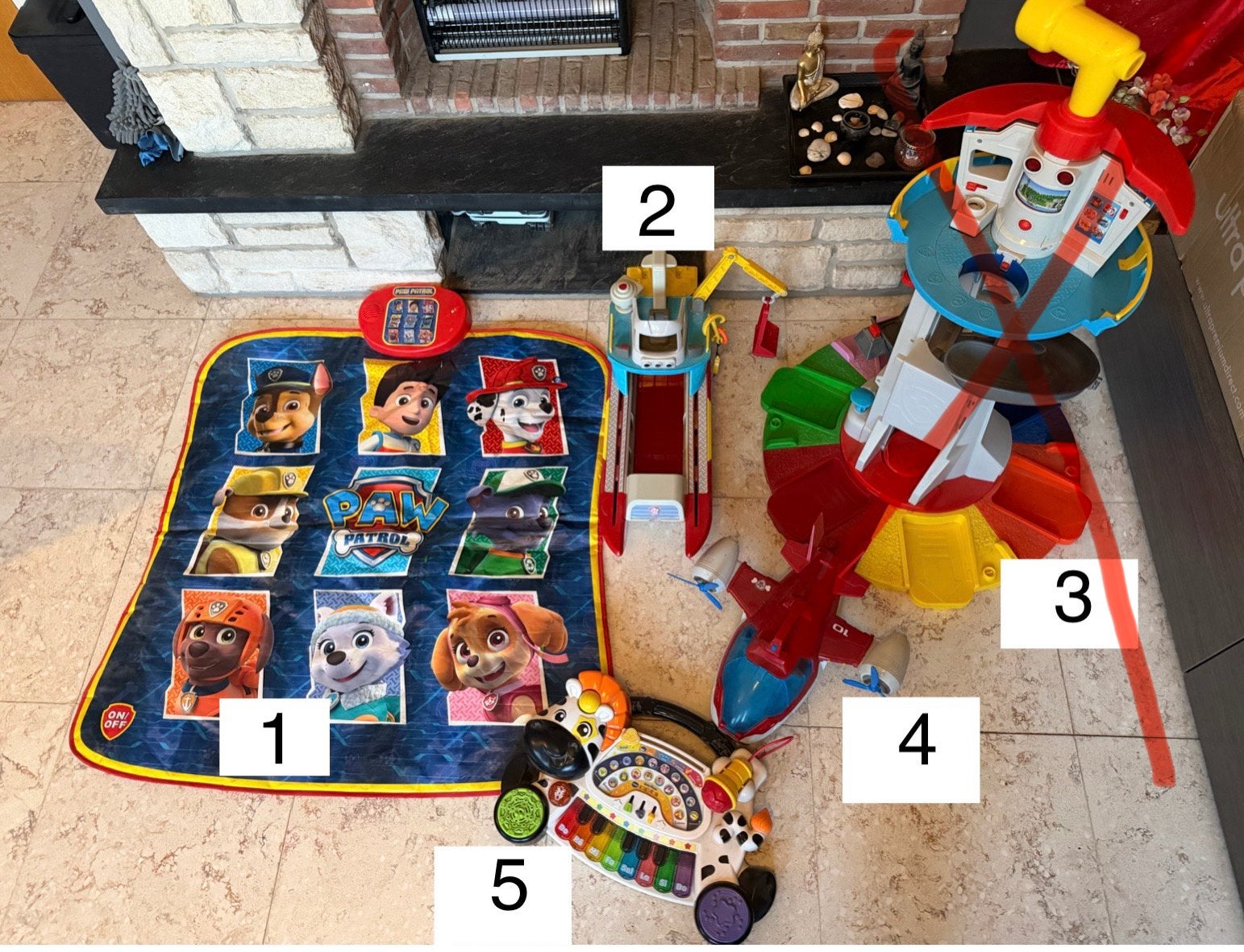 Jouets Pat Patrouille, Enlèvement, Utilisé