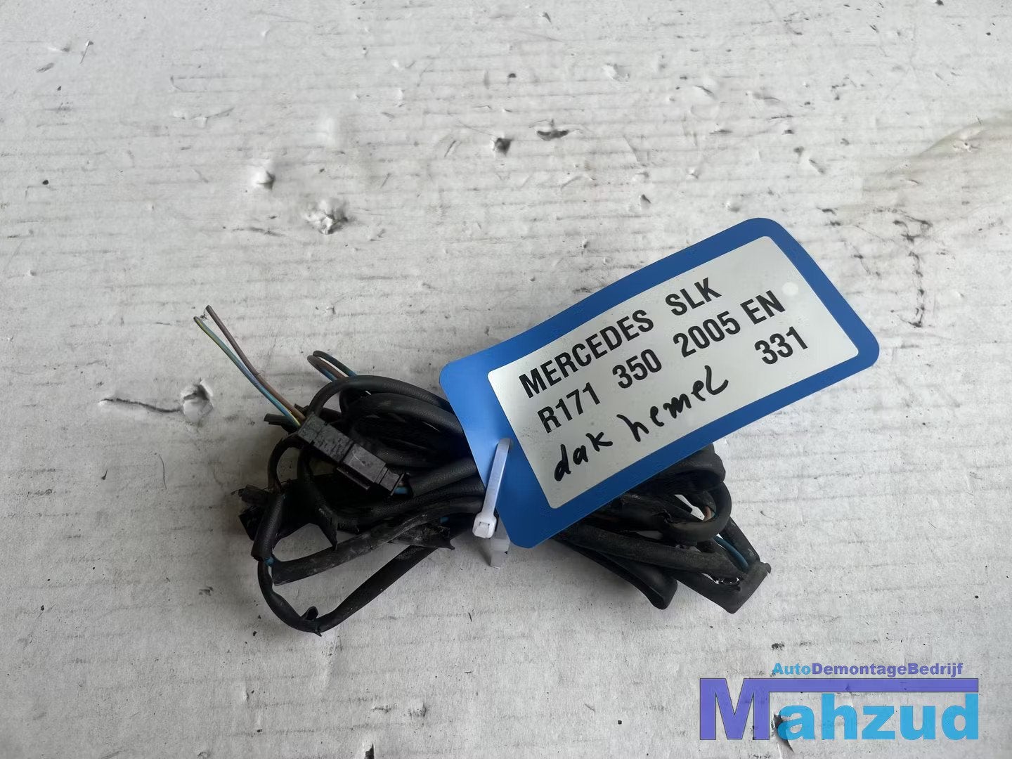 MERCEDES SLK R171 dak schakelaar cilinder kabel 2005-2011, Mercedes-Benz AG, Mercedes-Benz, Utilisé, Mercedesstrasse 120
70372  Stuttgart, DE