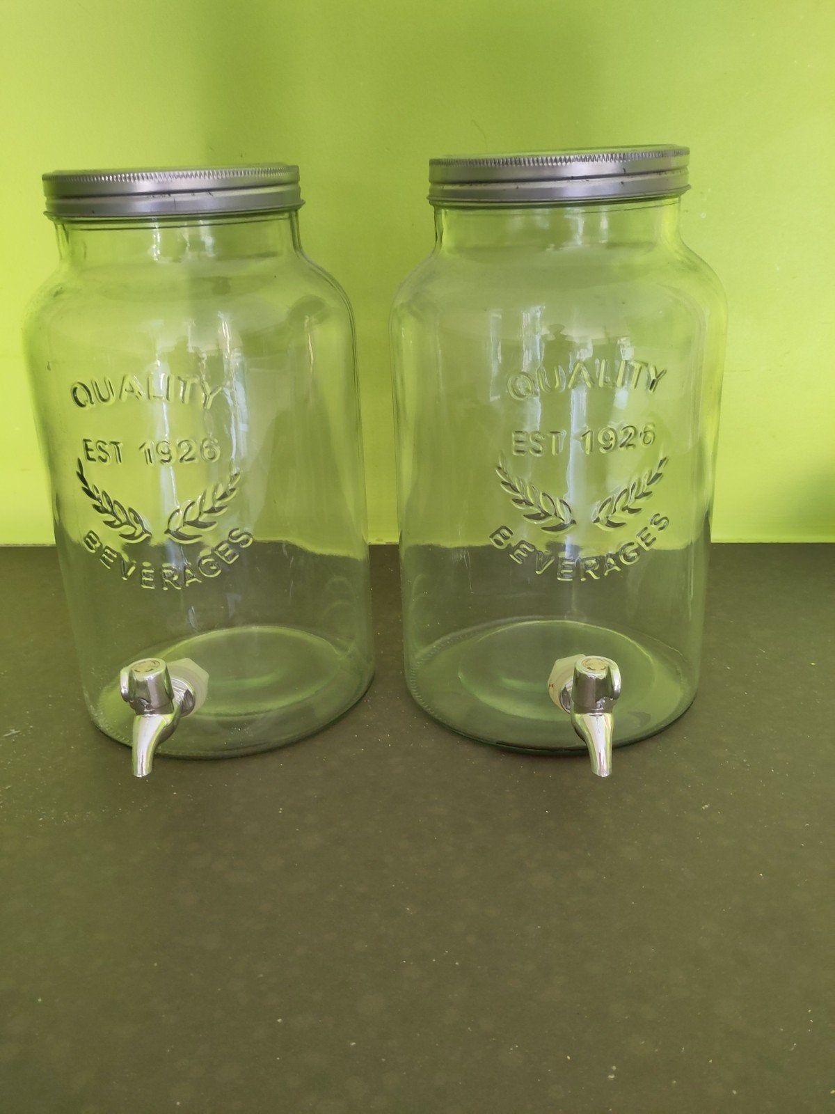 Pot à limonade avec robinet 2x, Maison & Meubles, Enlèvement