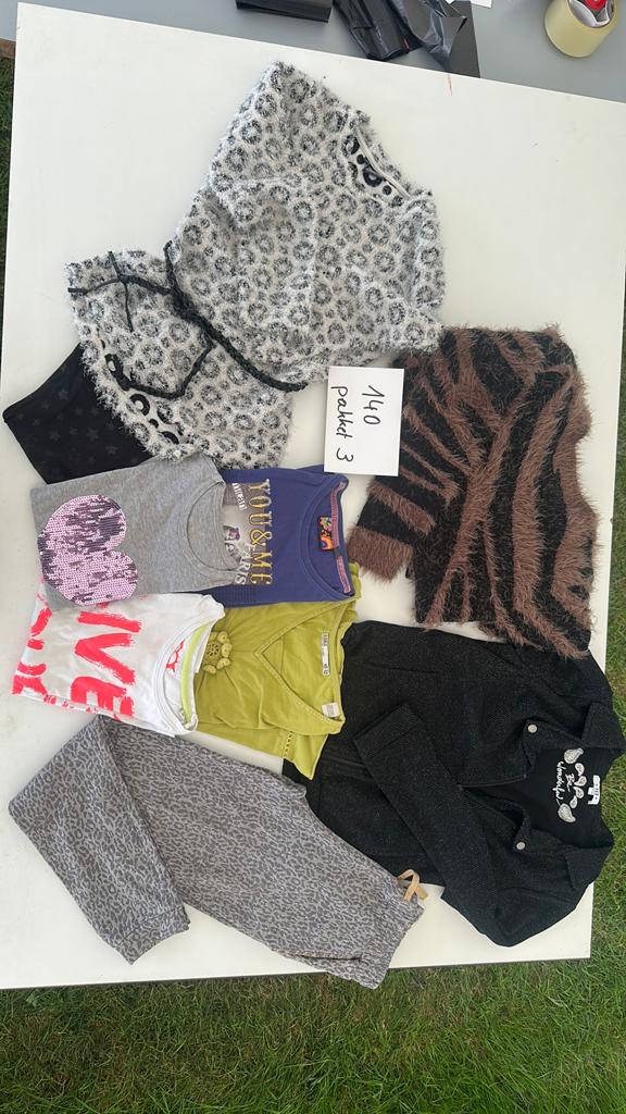 Paquet 3 pour fille taille 140, Enlèvement, Comme neuf, Fille, Pantalon