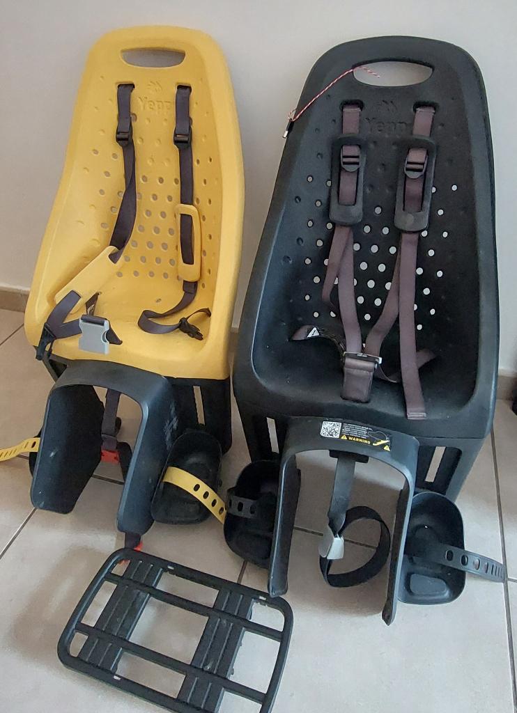 2 sièges vélo enfant Thule yepp maxi, Yepp, Comme neuf, Enlèvement, 9 à 18 kg