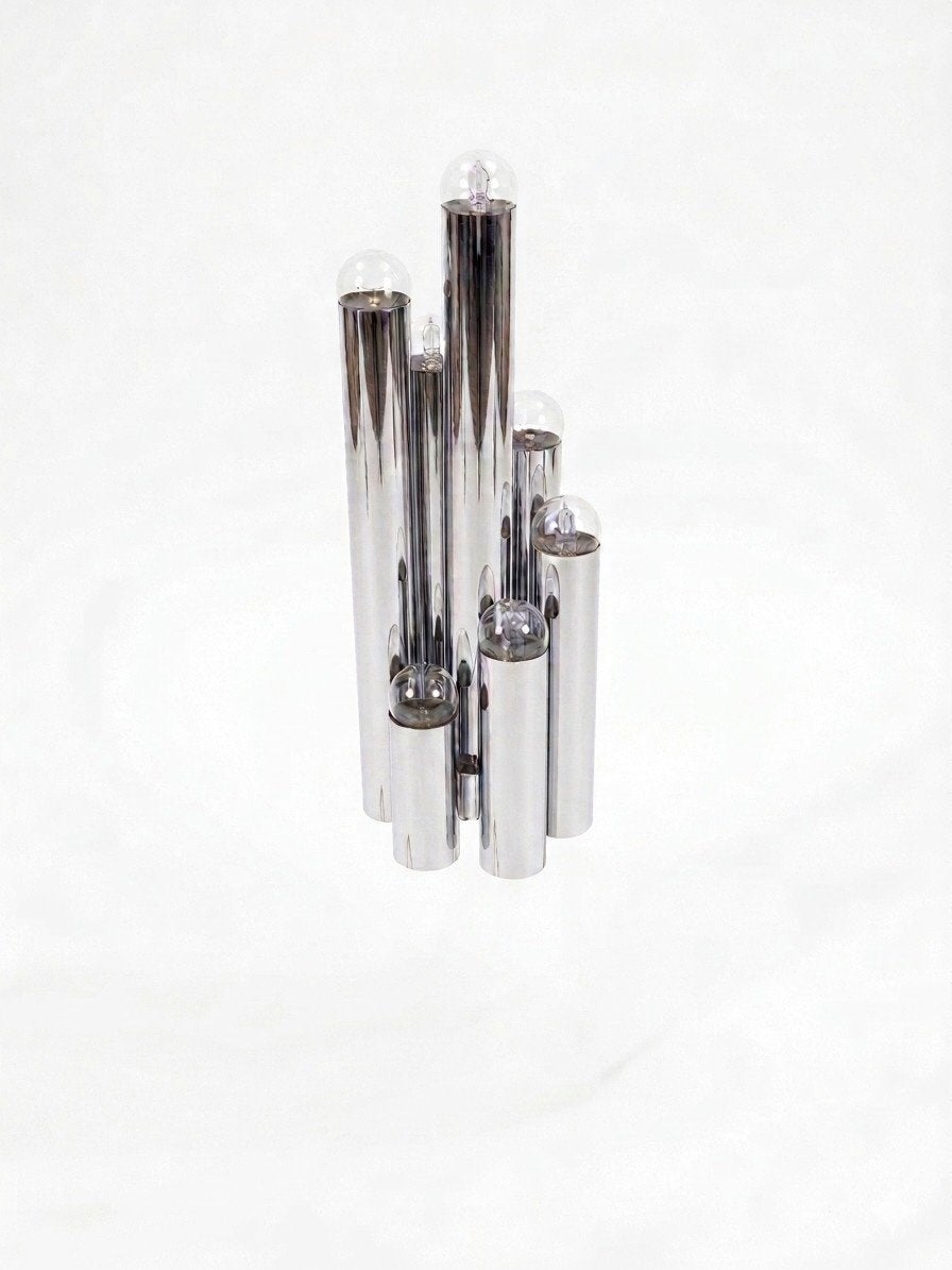Gaetano Sciolari 4489/7L chroom voor Boulanger, Gebruikt, Ophalen of Verzenden, Minder dan 100 cm, Metaal