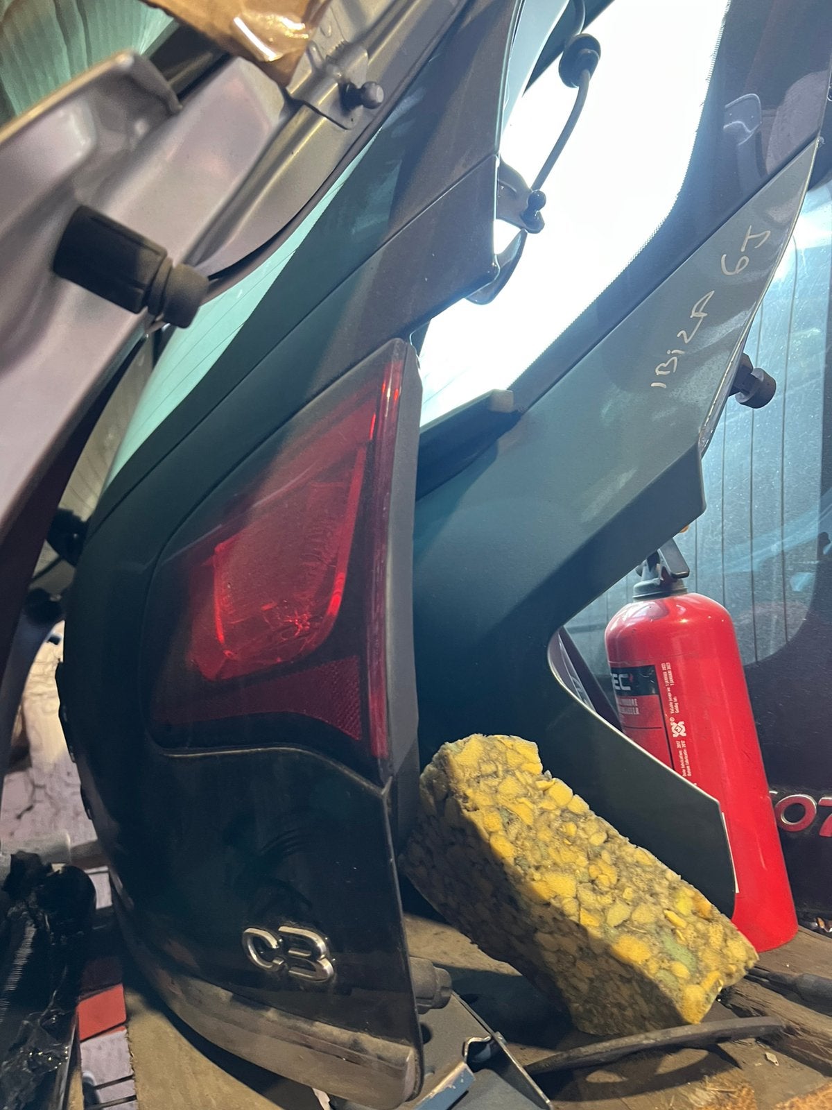 Citroen c 3 2015 hayon arrière, Ophalen, Achter