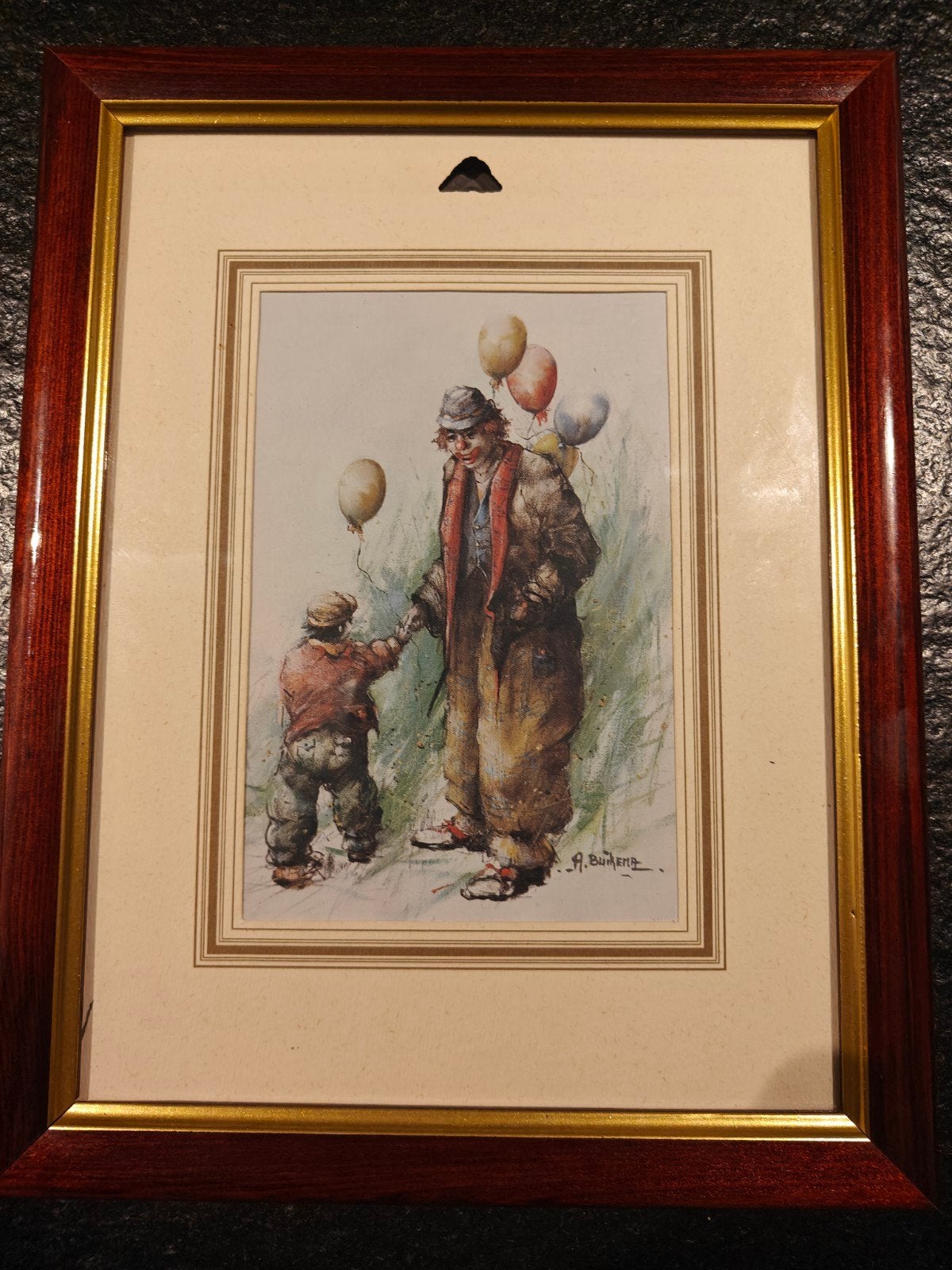 clown met ballonnen van buikema, Ophalen