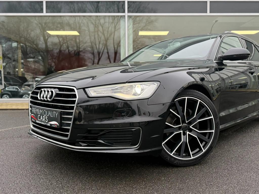 Audi A6 CUIR / NAVIGATION / CAPTEURS / AUTOMATIQUE /, Autos, Cuir, Euro 6, Entreprise, Noir