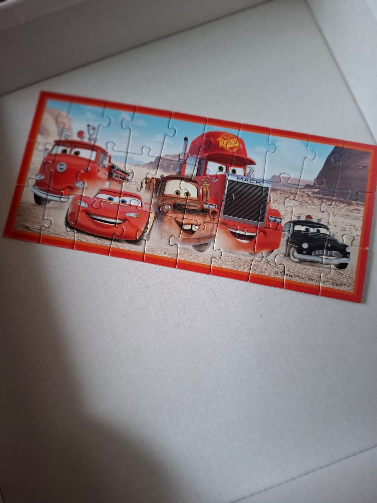 puzzel cars, Ophalen