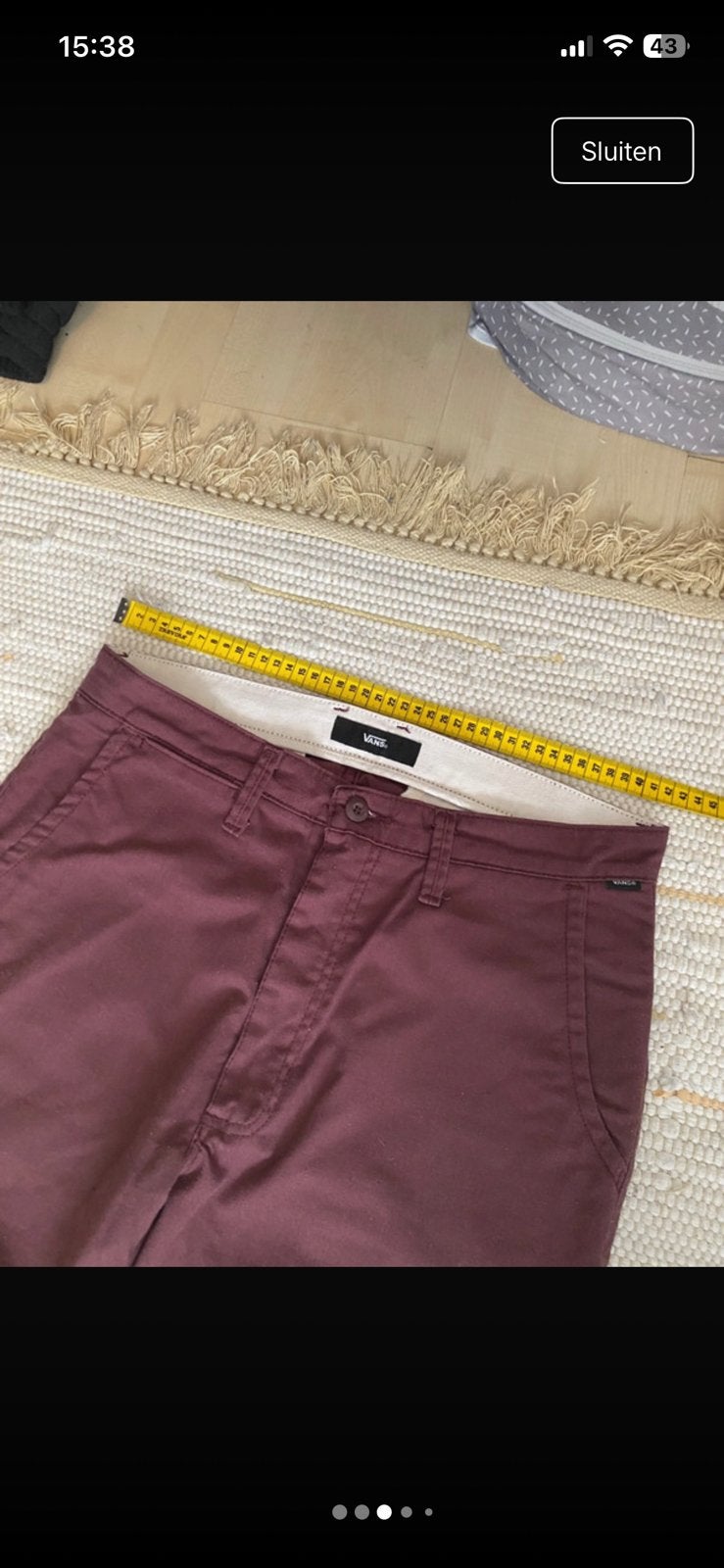 VANS broek, Kleding | Dames, Broeken en Pantalons, Ophalen of Verzenden, Zo goed als nieuw