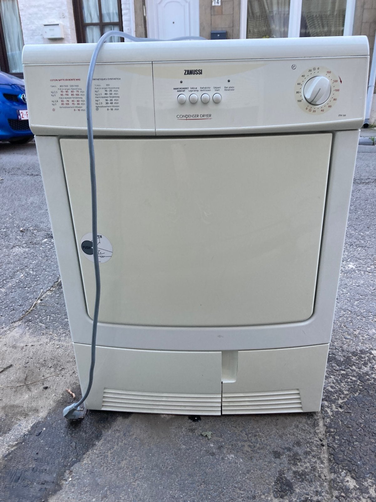 Seche linge ZANUSSI, Electroménager, Enlèvement, Utilisé, À condensation