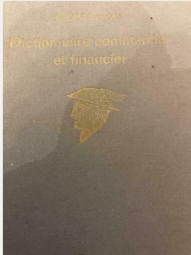 dictionnaire commercial avec financier en 4 langues, Enlèvement ou Envoi, Comme neuf