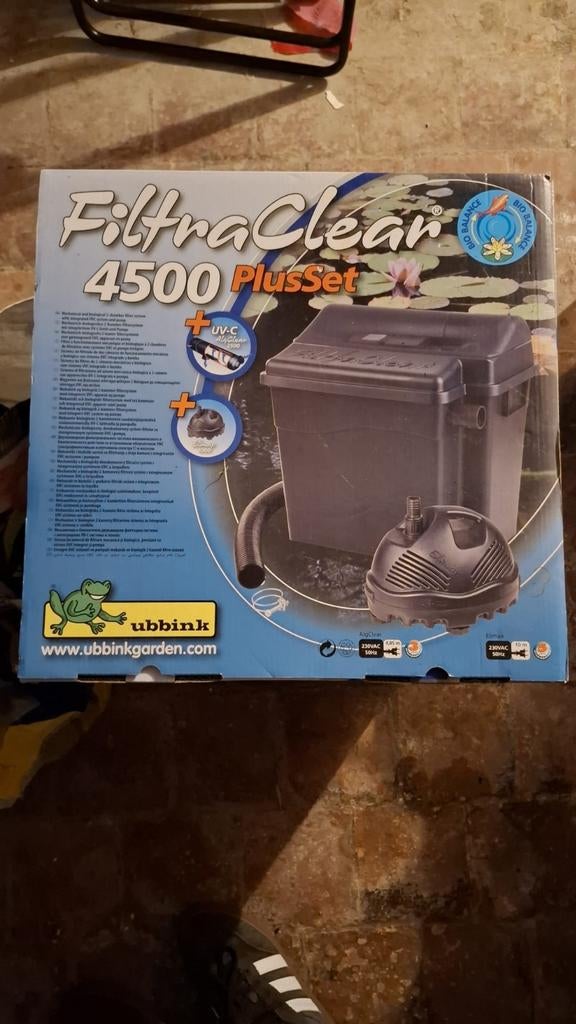 Filtra Clear vijverpomp set, Jardin & Terrasse, Accessoires pour étangs, Enlèvement, Pompe de bassin