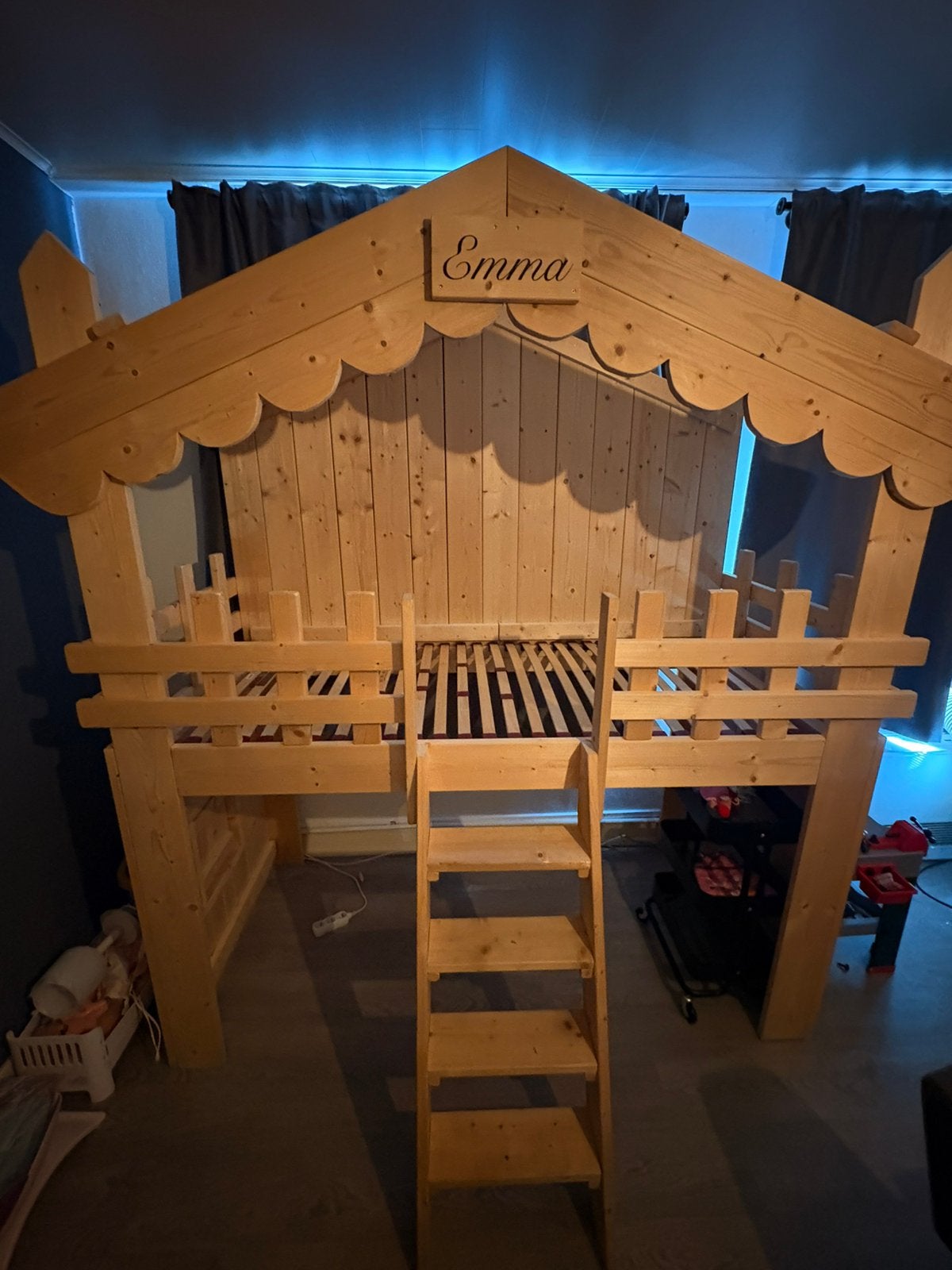 Hoogslaper bed, Ophalen, Zo goed als nieuw, Hoogslaper