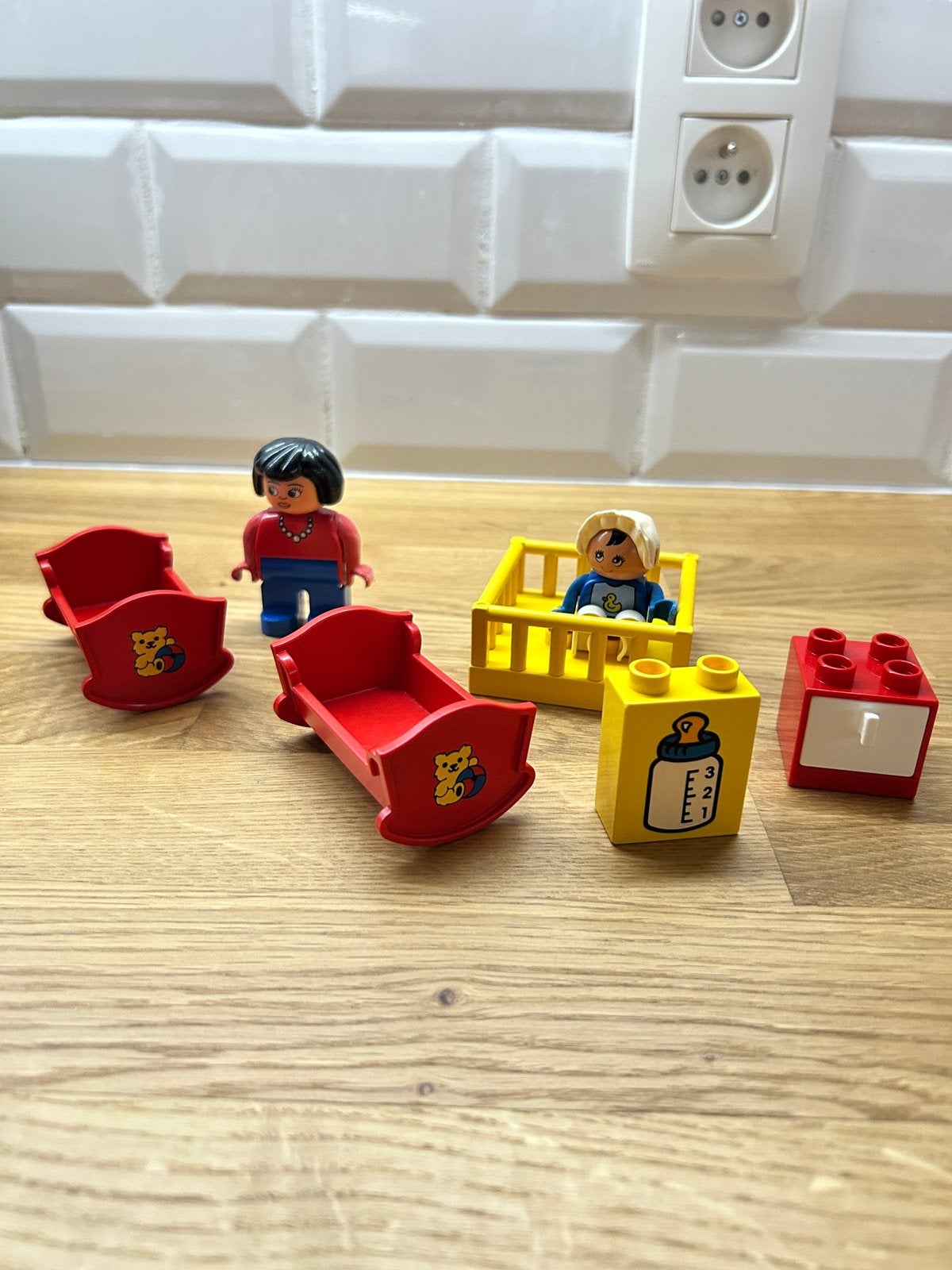 Vintage Lego Duplo babykamer, Ophalen of Verzenden, Gebruikt, Overige typen, Duplo