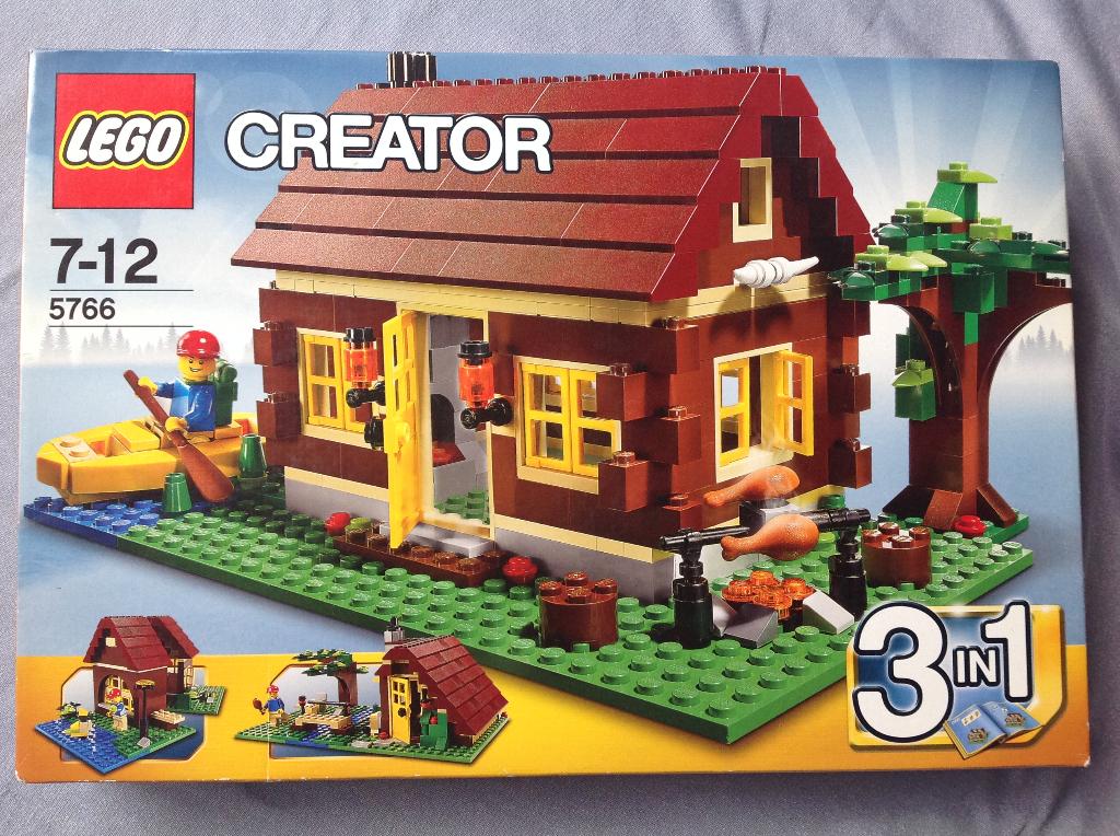 LEGO - CREATOR - 5766 - LOG CABIN - 3 IN 1, Neuf, Enlèvement ou Envoi, Lego, Ensemble complet