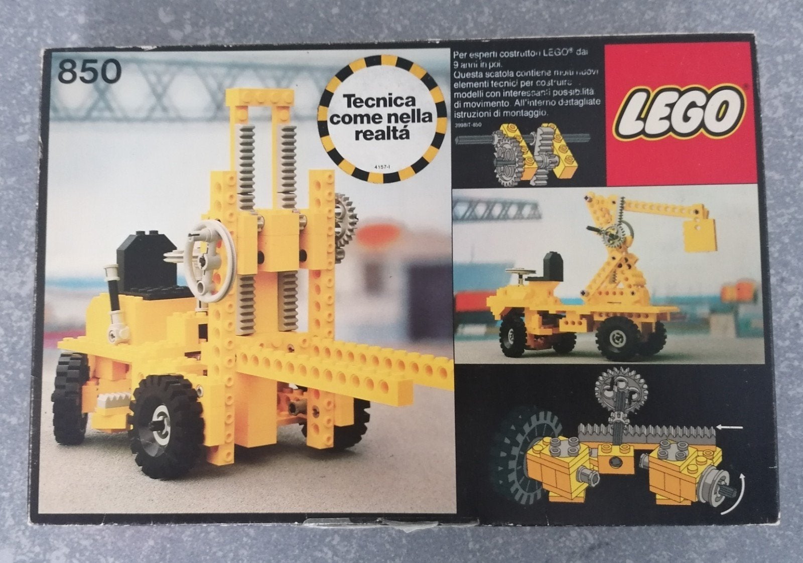 Chariot élévateur Lego Technic 850, Enfants & Bébés, Enlèvement ou Envoi, Lego, Ensemble complet, Utilisé