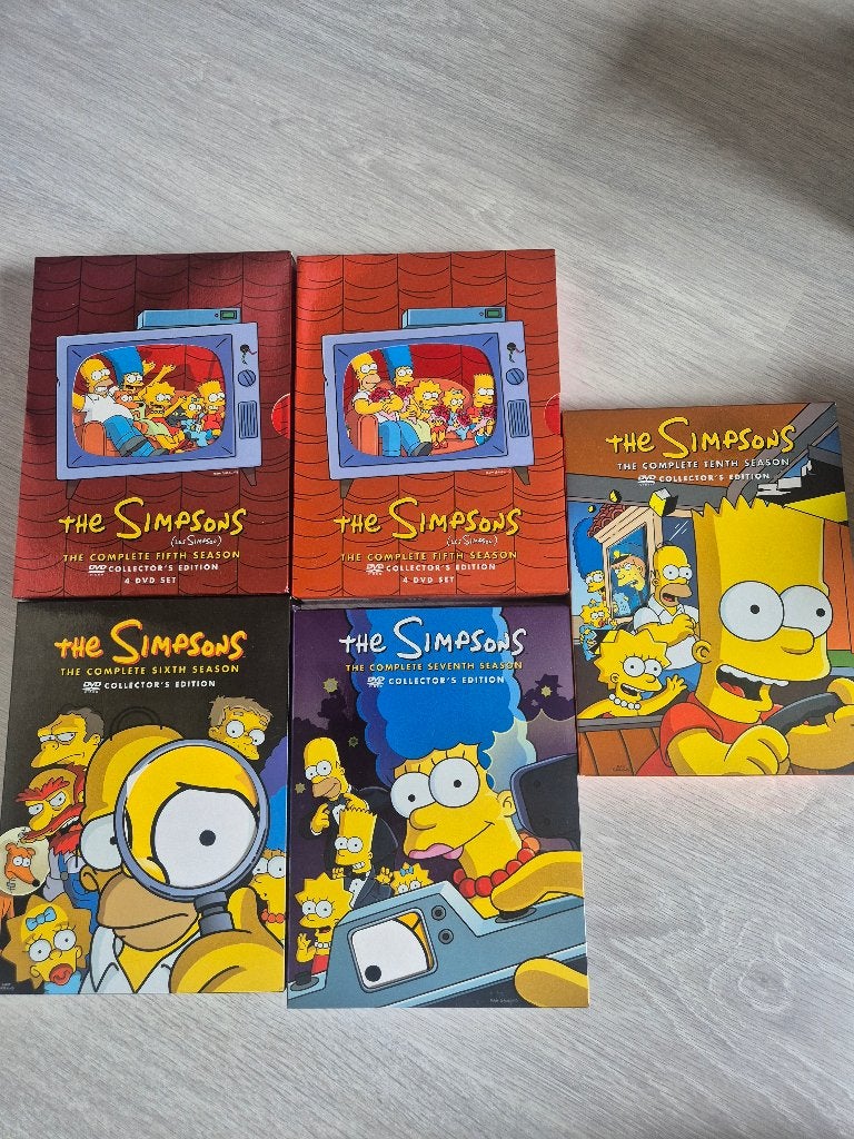 The simpsons dvd box, Cd's en Dvd's, Ophalen, Seizoen 5, Alle leeftijden, Zo goed als nieuw