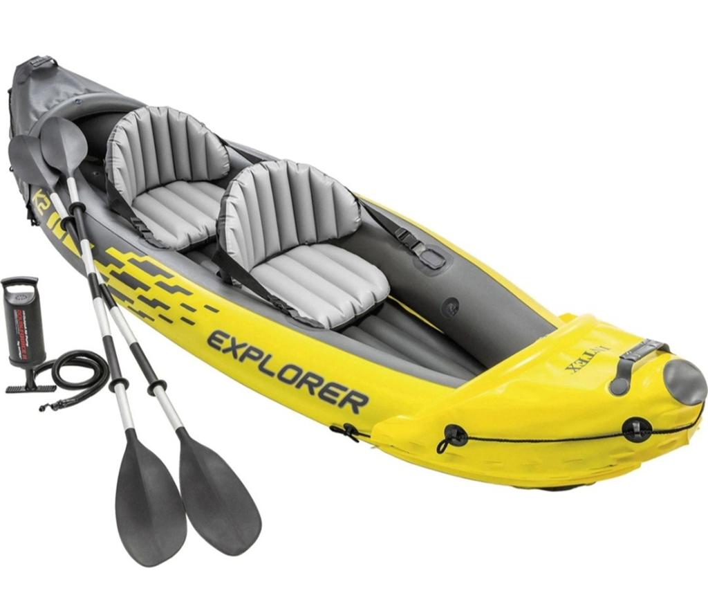 Opblaasbare kano Intex Explorer K2, Ophalen