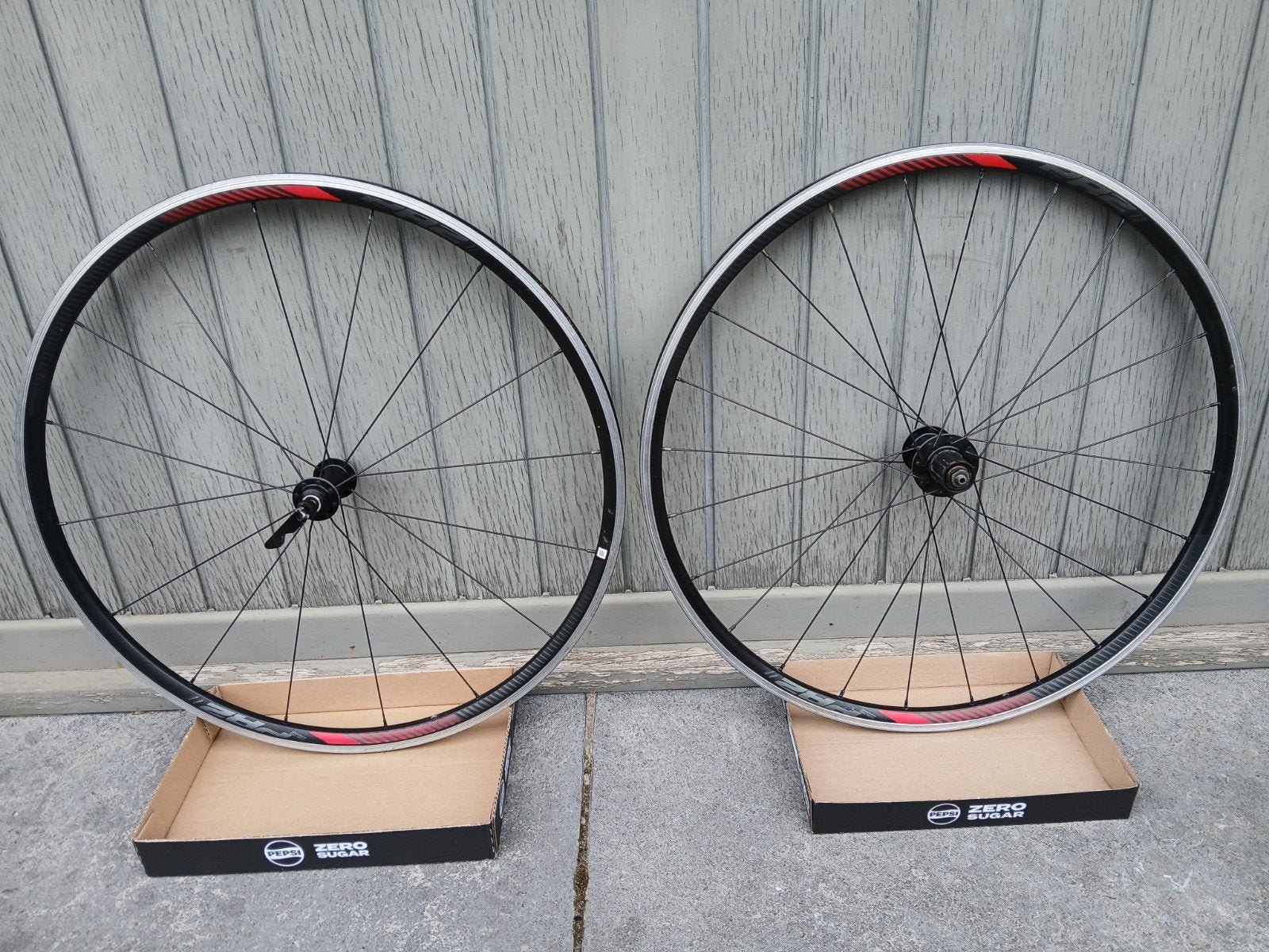 Paar 28" koersfiets wielen Giant, Gebruikt, Giant, Aluminium, Racefiets