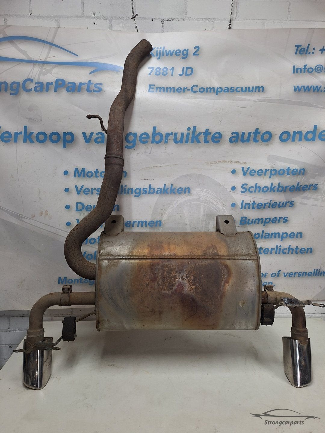 Einddemper Volvo II S60 2.0T dubbele eindpijpen 336337, -, -, -, Enlèvement ou Envoi