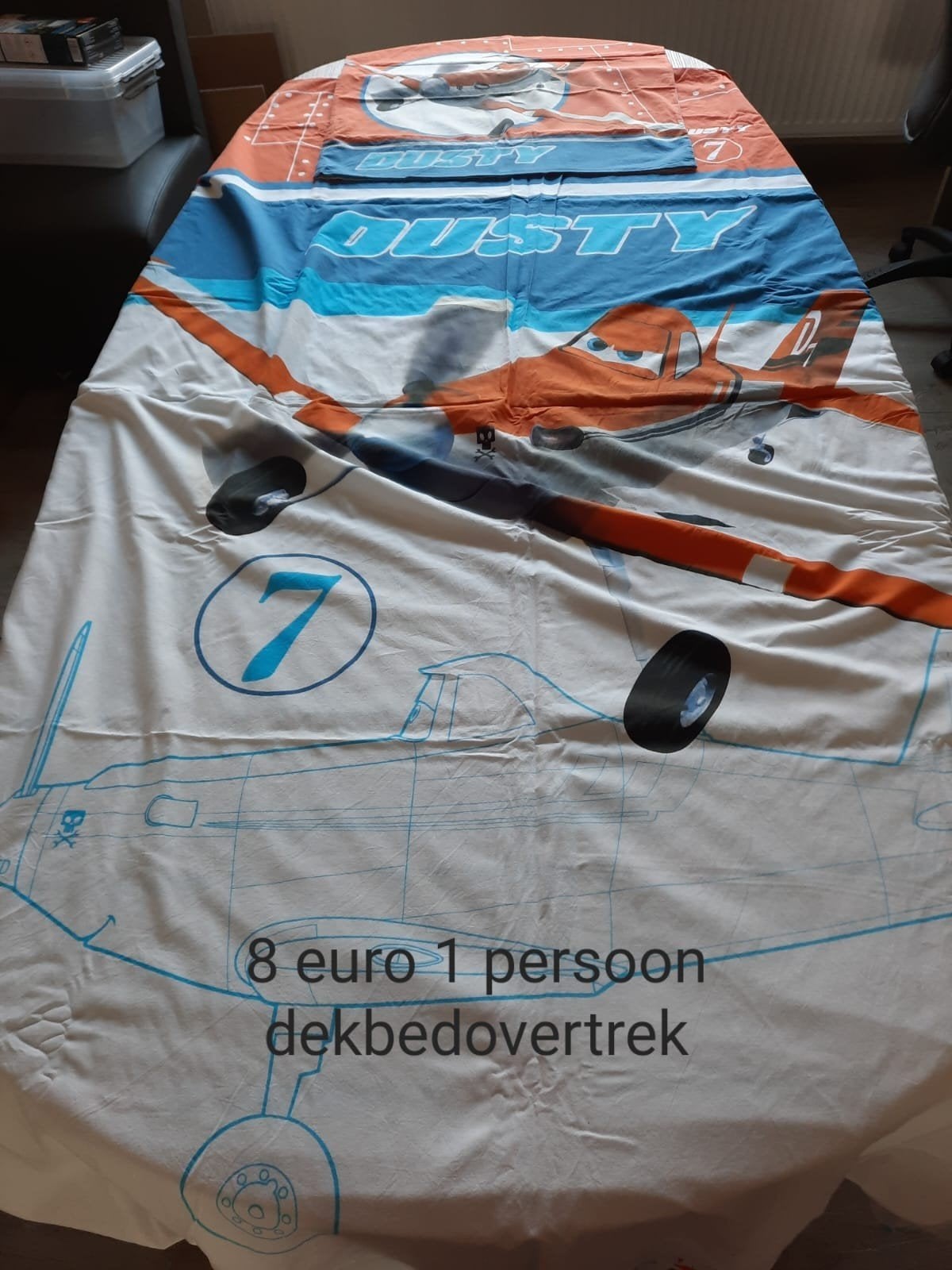 Denkbedovertrekken + sloop, Kinderen en Baby's, Ophalen of Verzenden, Eenpersoonsbed, Dekbedovertrek