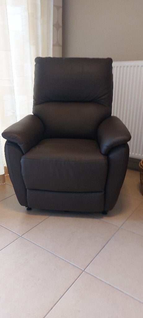 relaxzetel, Moins de 75 cm, Comme neuf, Enlèvement, Cuir