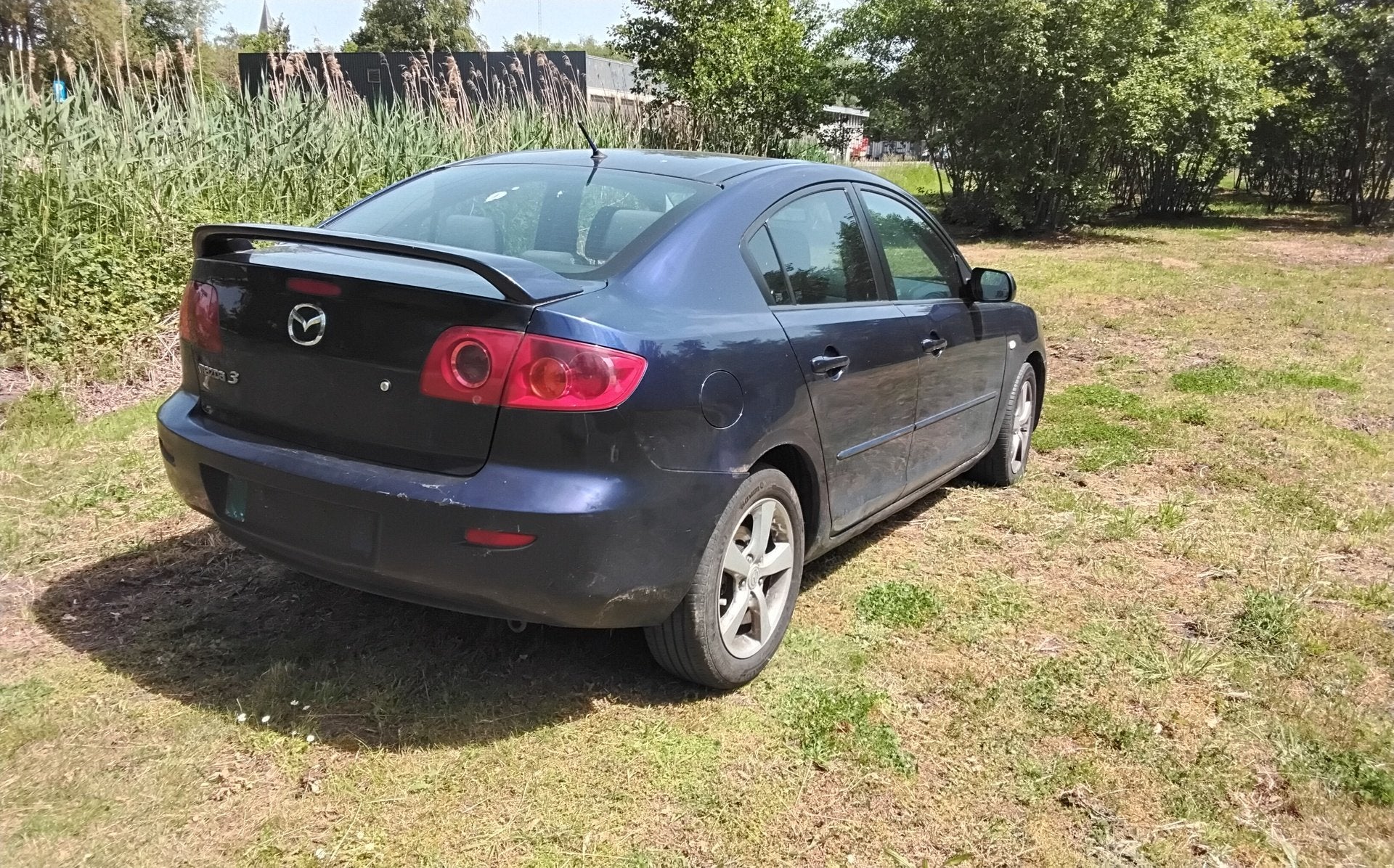 Mazda 3, Auto's, Stof, Gebruikt, Startonderbreker, Blauw