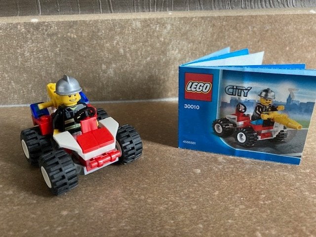 Lego City 30010 Pompier, City, Lego, Ensemble complet, Instructions incluses