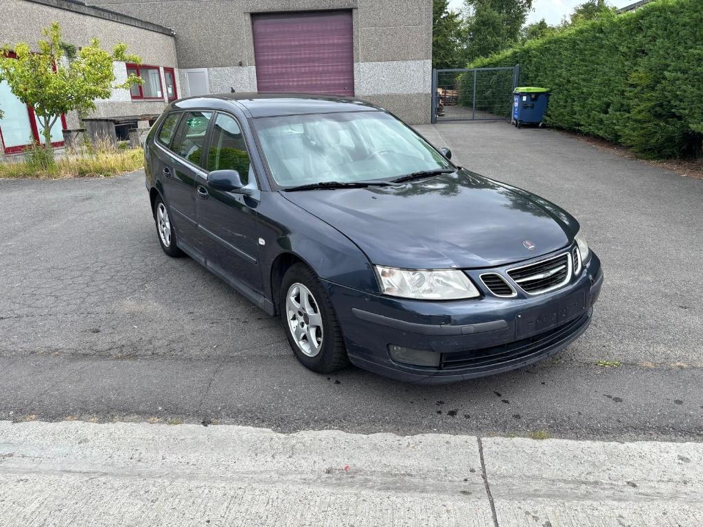 Saab 9-3 SW 1.9 Tid, Voorwielaandrijving, 4 cilinders, Blauw, Leder