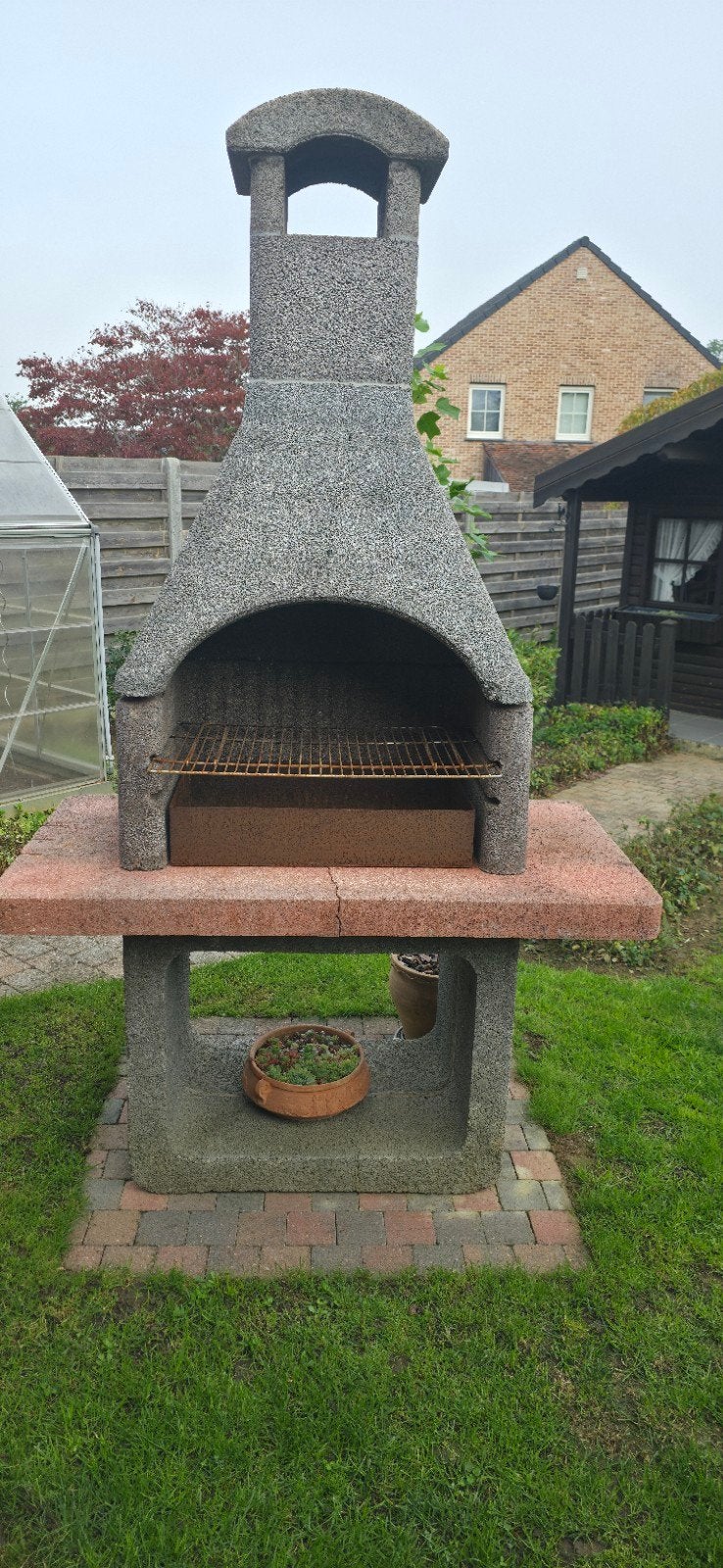 BBQ in steen, Tuin en Terras, Ophalen
