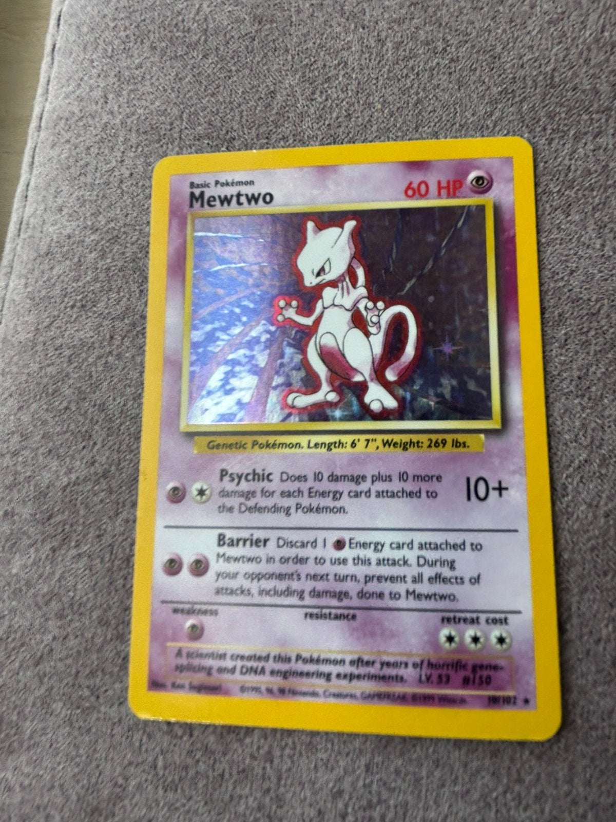 Pokémon Mewtwo 10/102, Enlèvement ou Envoi, Comme neuf, Cartes en vrac