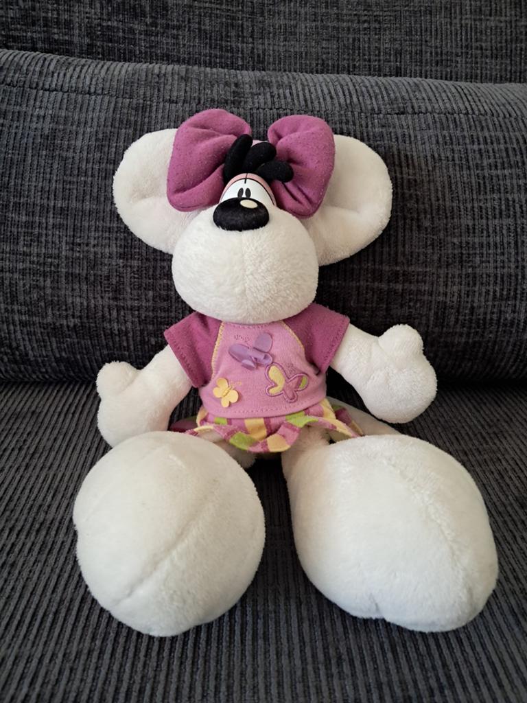 Peluche Diddlina 35 cm, Enlèvement ou Envoi, Diddlina, Utilisé, Peluche