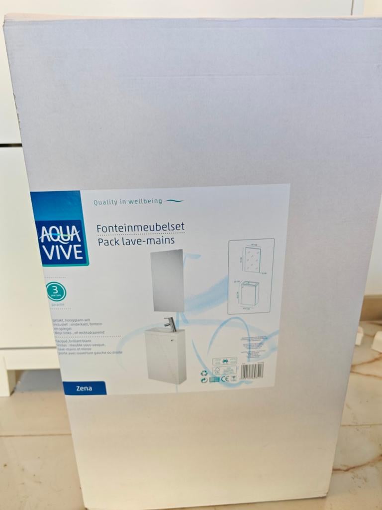 Aqua Vive Zena fonteinmeubelset nieuw in doos, Ophalen, Nieuw