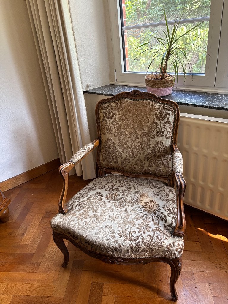 Mooi zeteltje, Huis en Inrichting, Fauteuils, Ophalen, Gebruikt, Hout, 75 tot 100 cm