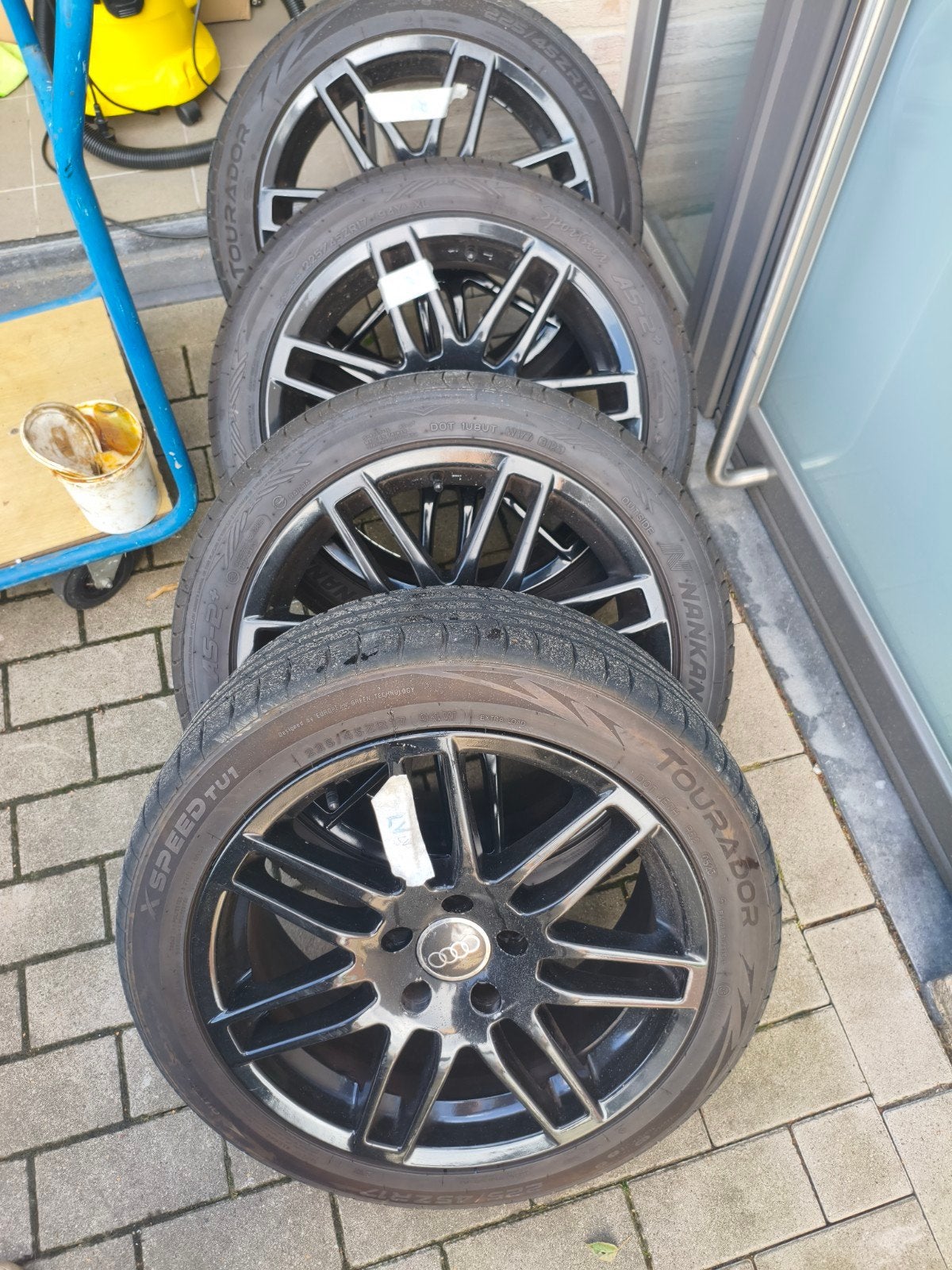Jantes Audi 5x112 ET35, Autos : Pièces & Accessoires, Pneus & Jantes, Pneus et Jantes, Véhicule de tourisme, Pneus été, 17 pouces