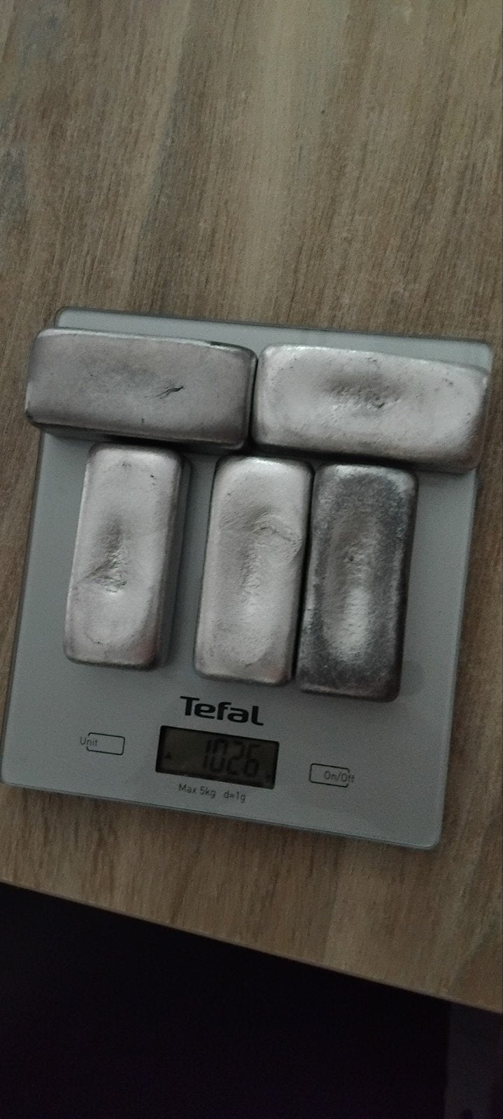 Lingots aluminium 1 kg, Enlèvement ou Envoi