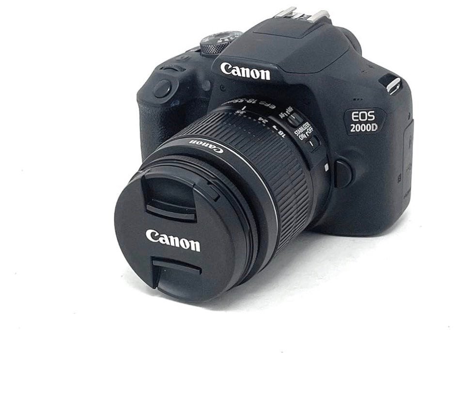 Canon 2000D met lens 10-18mm  zeer nette, TV, Hi-fi & Vidéo, Appareils photo numériques, Enlèvement ou Envoi, Comme neuf, Canon