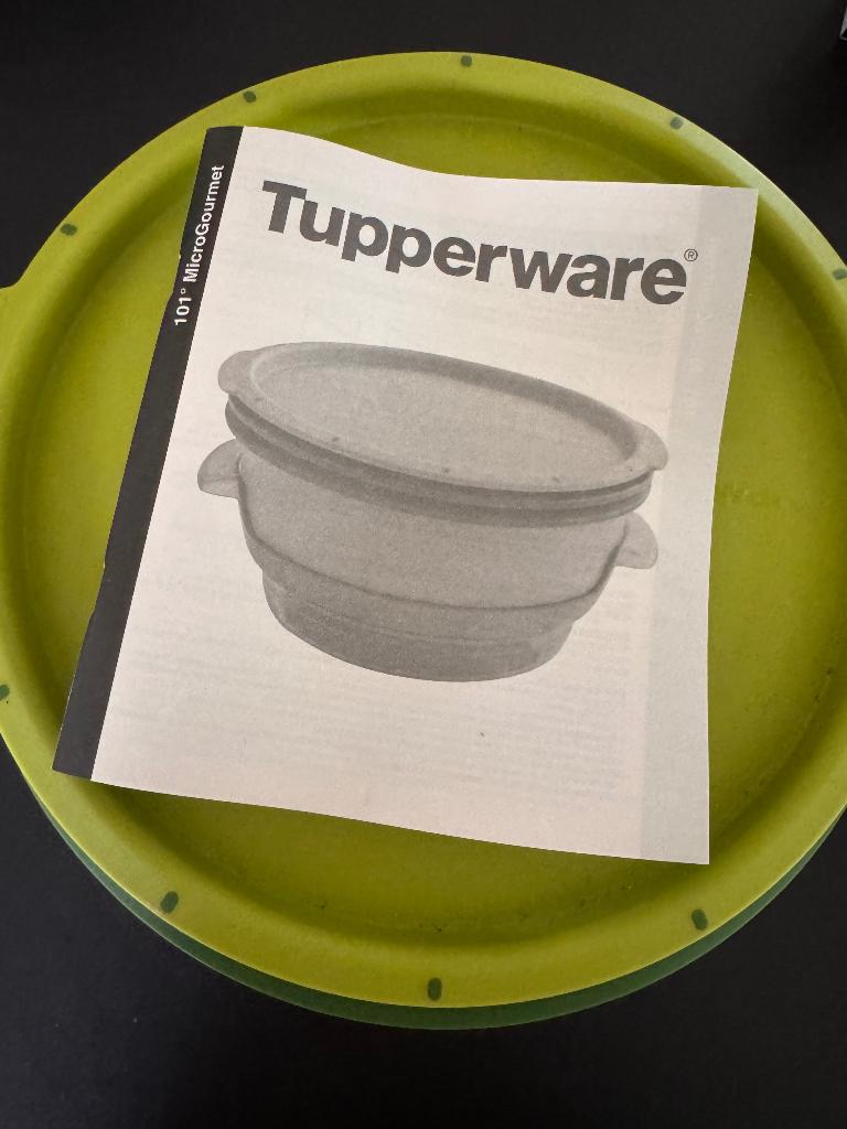 Tupperware MicroGourmet, Huis en Inrichting, Keuken | Tupperware, Ophalen, Nieuw, Groen, Schaal