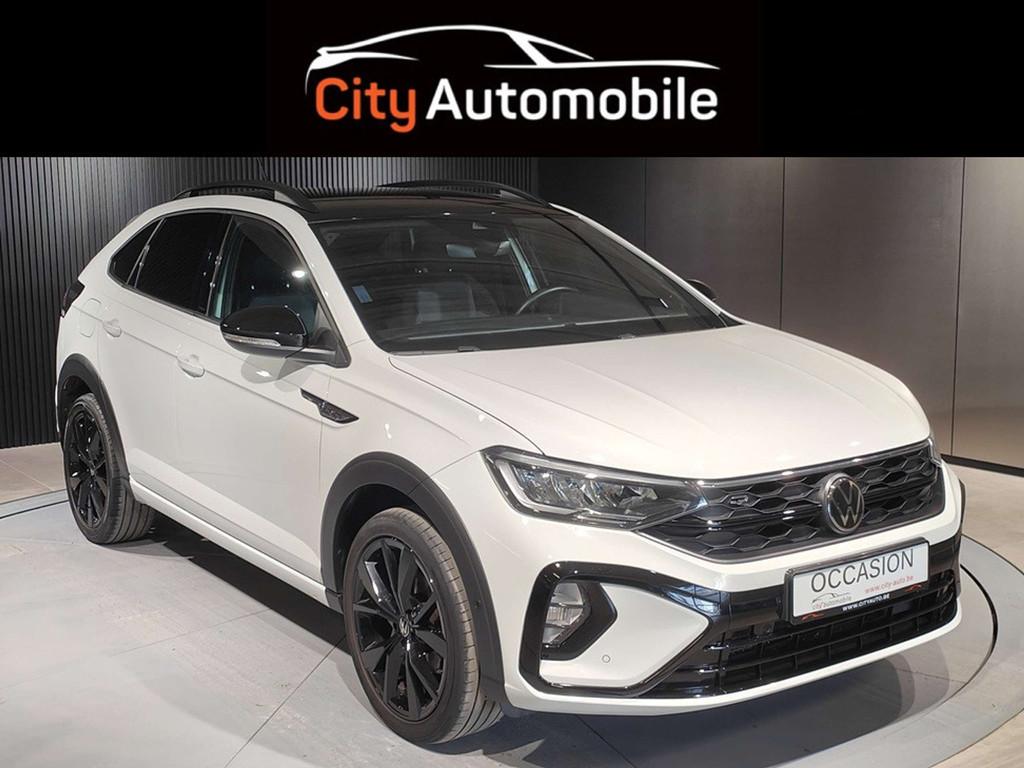 Volkswagen Taigo 1.0 TSI DSG R-LINE CARPLAY CAMERA LED GPS, Auto's, Automaat, Stof, Gebruikt, Wit