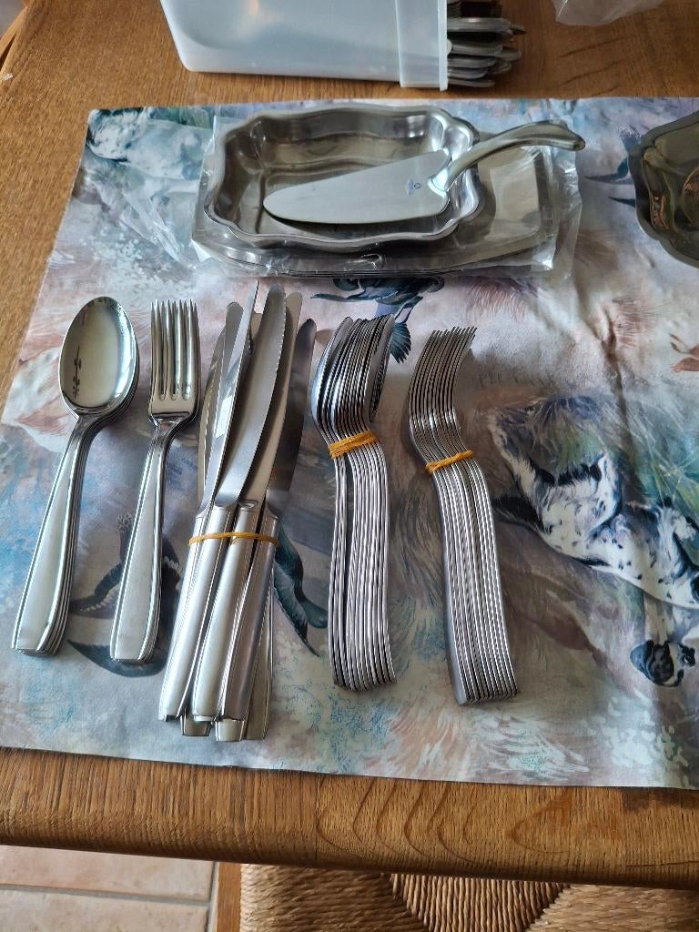 couverts inox neuf, Maison & Meubles, Cuisine | Couverts, Enlèvement, Neuf, Inox ou Chrome