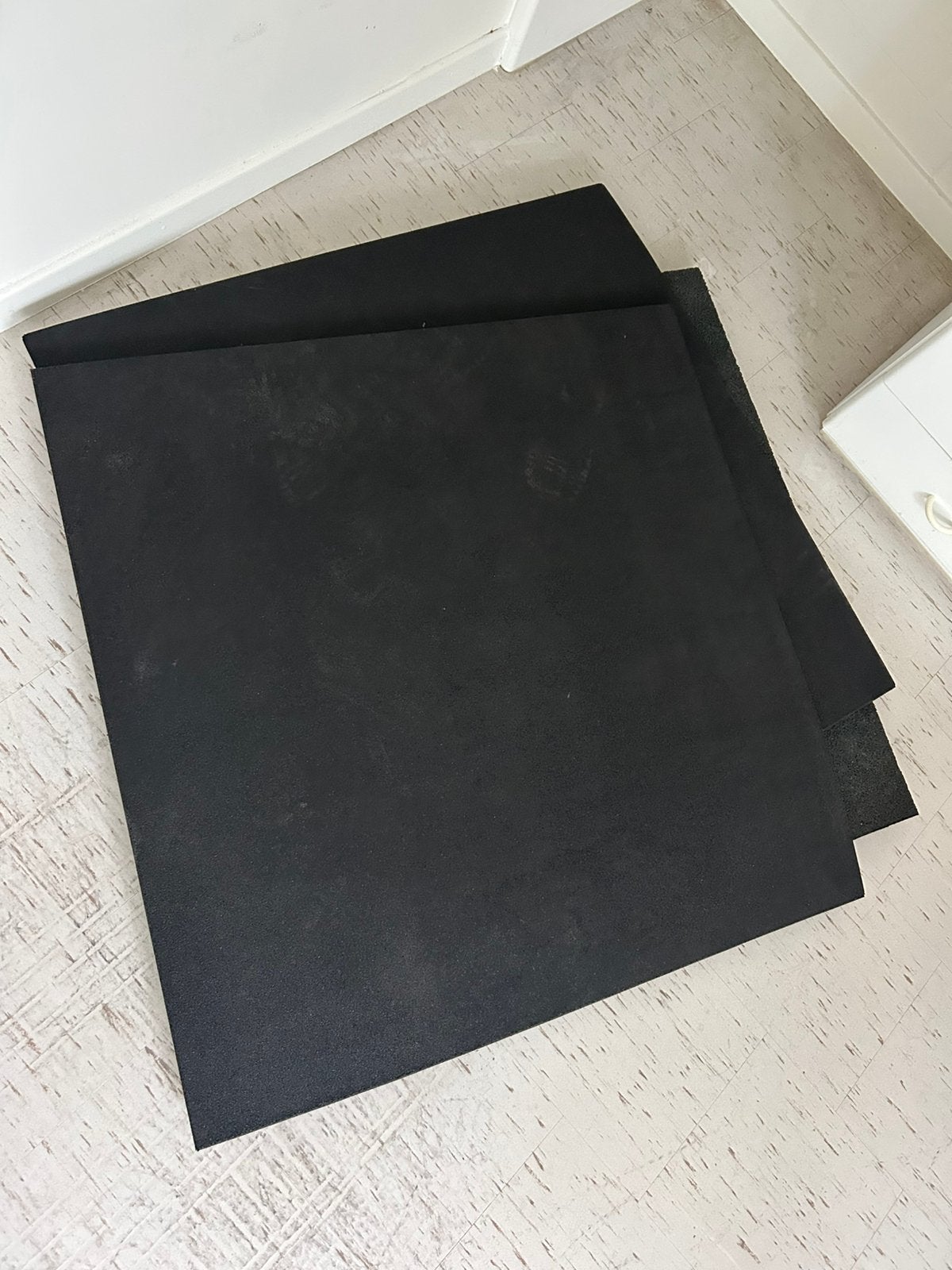 Rubberen sportmat / sporttegels, Sports & Fitness, Enlèvement, Utilisé
