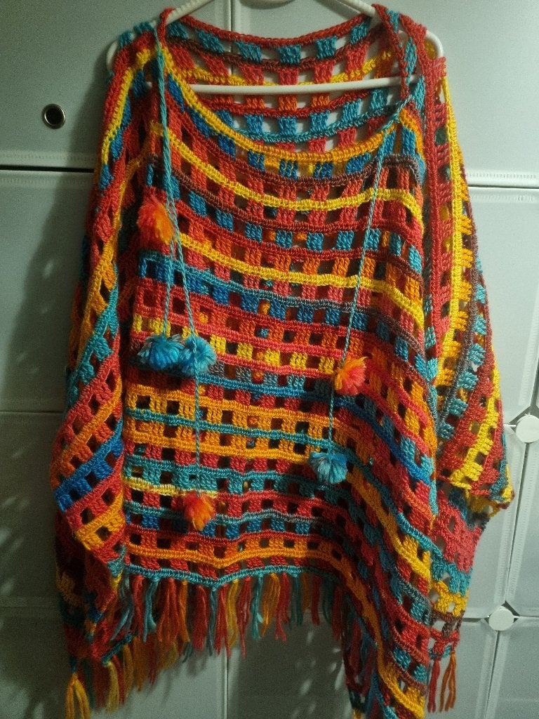 Poncho ibiza style, Vêtements | Femmes, Vêtements Femmes Autre, Zonder merk, Enlèvement, Neuf