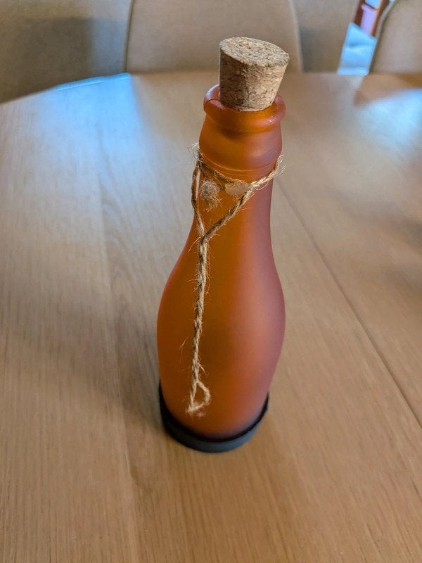 Bouteille vintage lumineuse, Enlèvement, Comme neuf