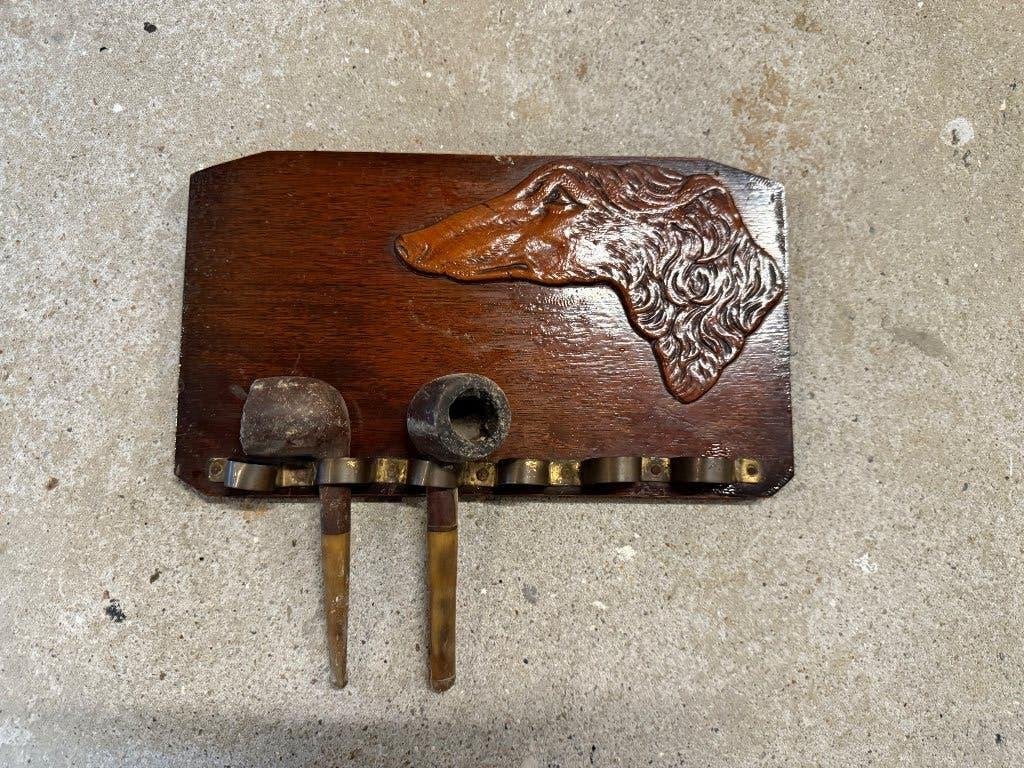 Ancien support à pipe en bois, Enlèvement ou Envoi, Comme neuf, Autres types