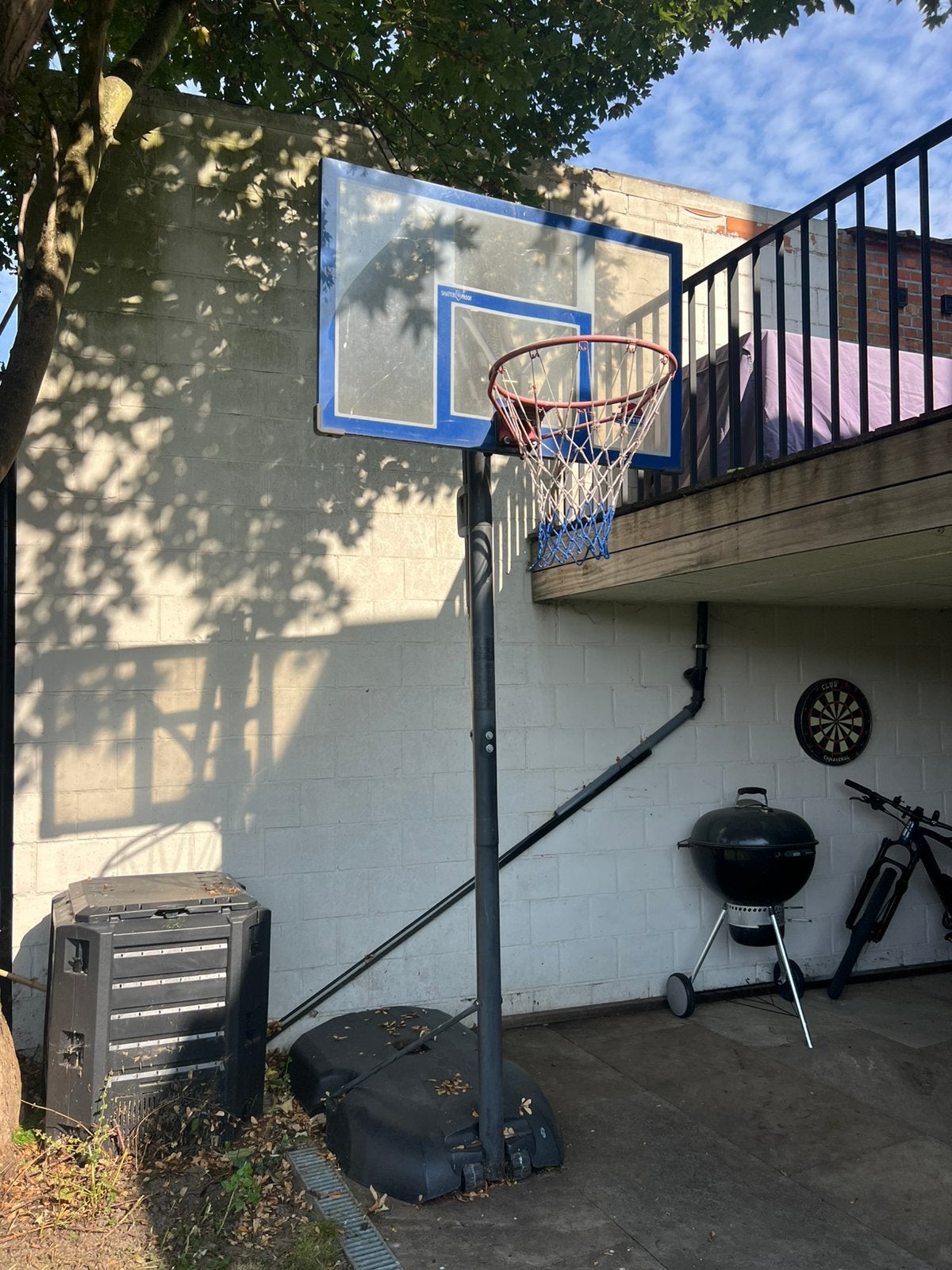 Basket ring op voet, Sport en Fitness, Ophalen, Gebruikt